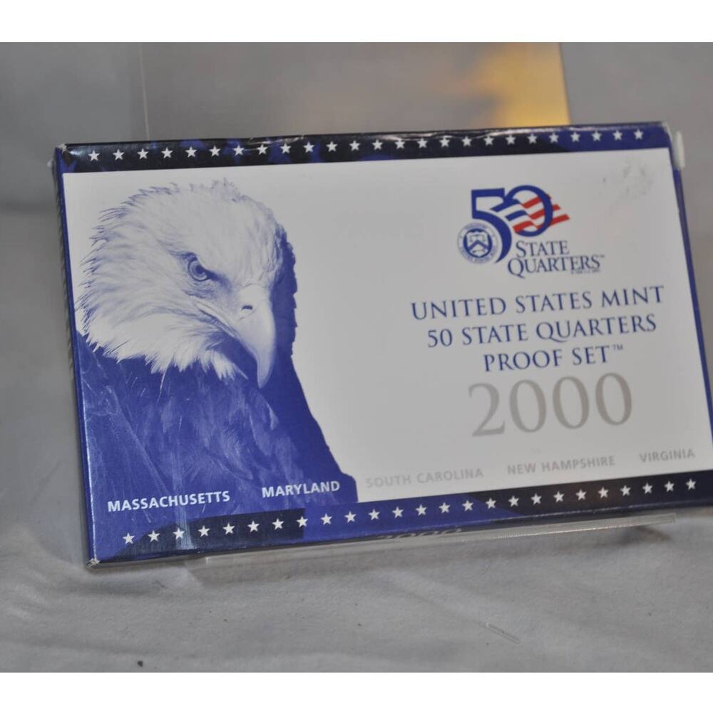 US Mint 2000 5-State Quarter Clad Proof Set OGP
